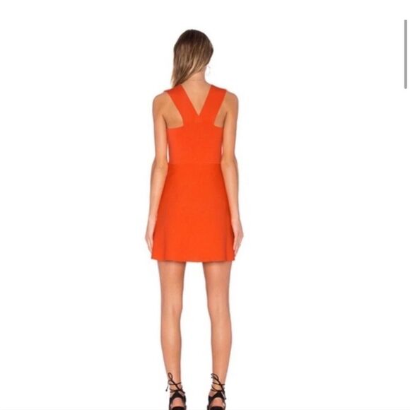 A.L.C Nwt Ali Orange Bandage Dressl - Picture 13 of 14